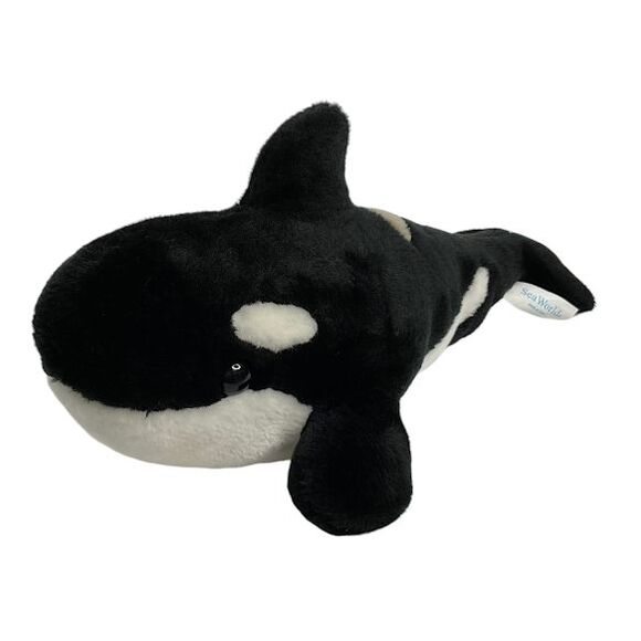 SeaWorld Shamu Orca Killer Whale 16" Plush Stuffed Animal Toy Large Sea World - Picture 2 of 7